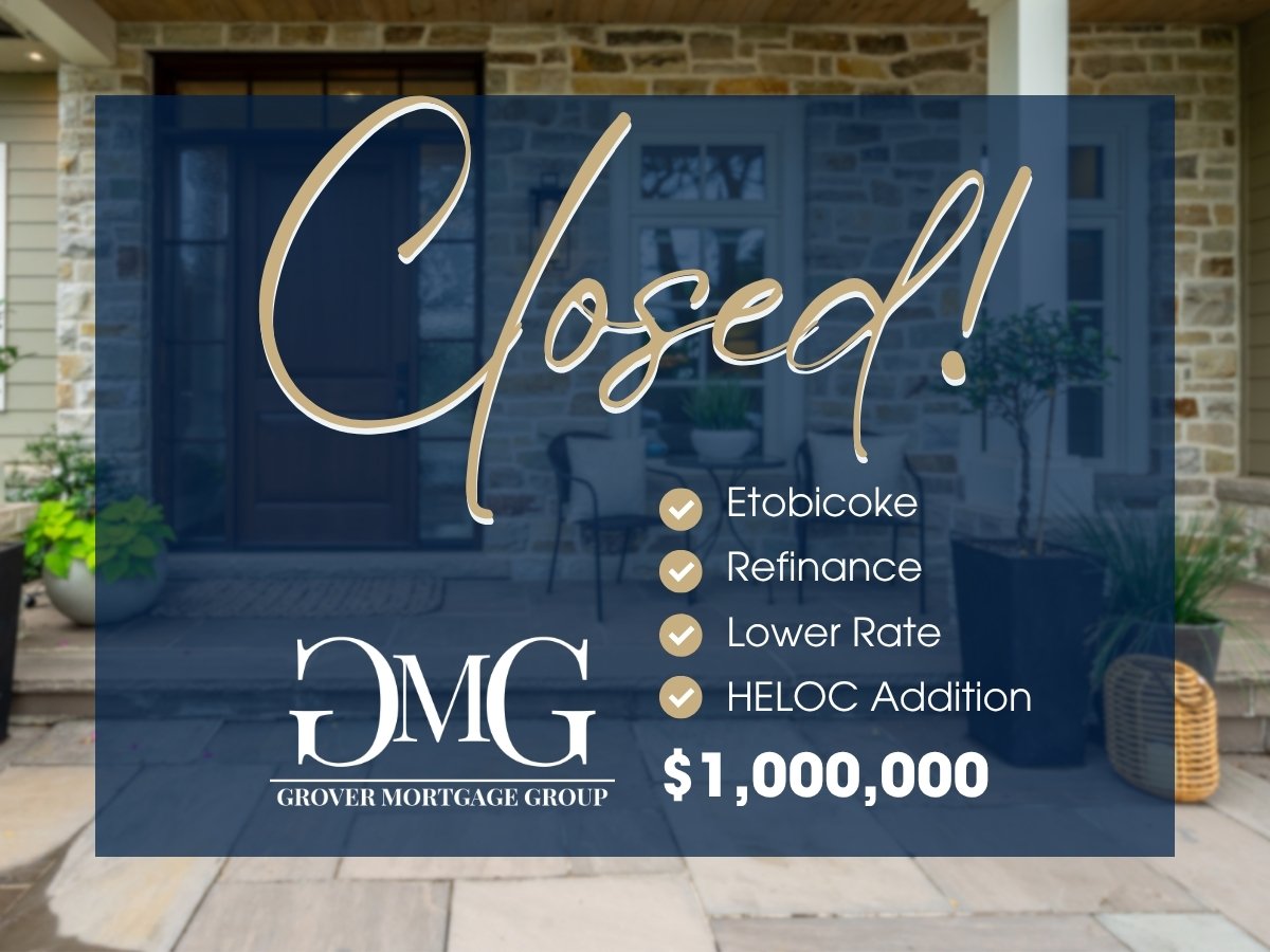 Deepika Grover’s mortgage team successfully closed a $1,000,000 Etobicoke refinance with a HELOC addition, securing the homeowner a lower rate.